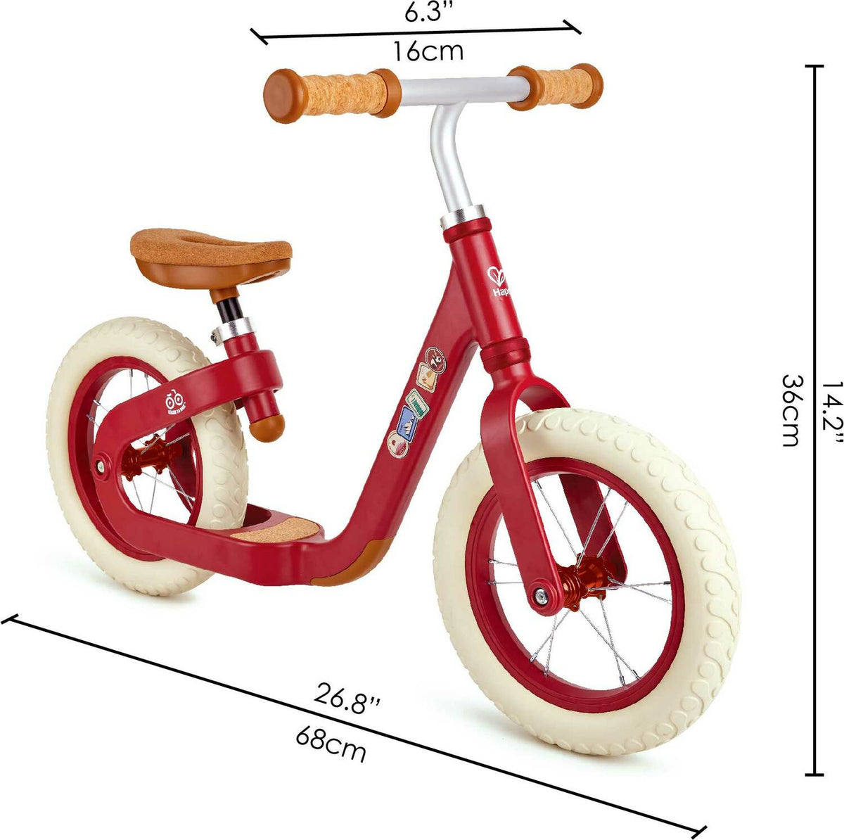 GET UP AND GO BALANCE BIKE RED