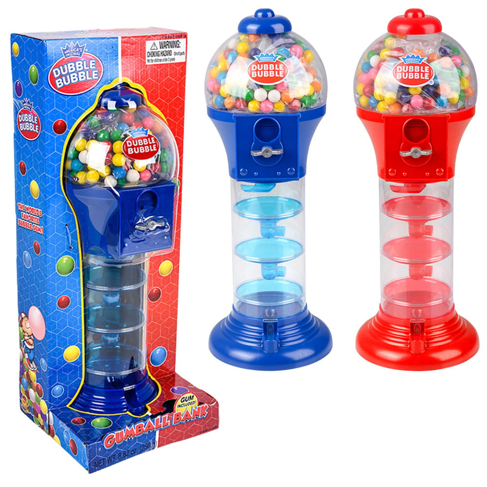 DUBBLE BUBBLE SPIRAL GUMBALL BANK