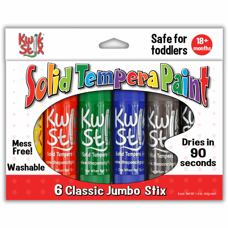 KWIK STIX TEMPERA PAINT JUMBO ST6 CLASSIC