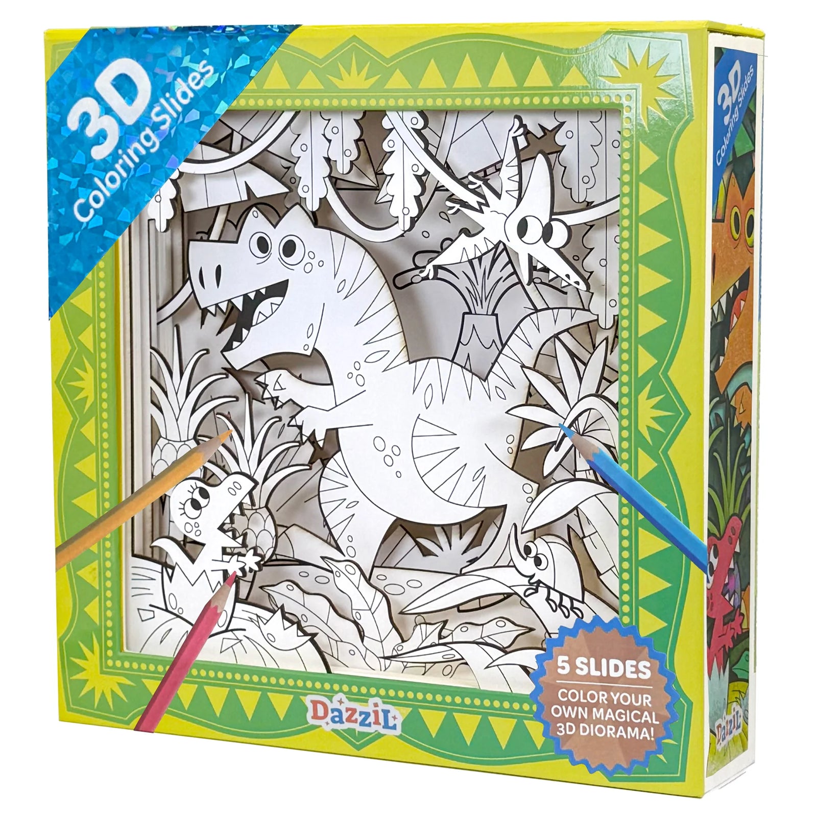 3D COLORING DINOSAUR