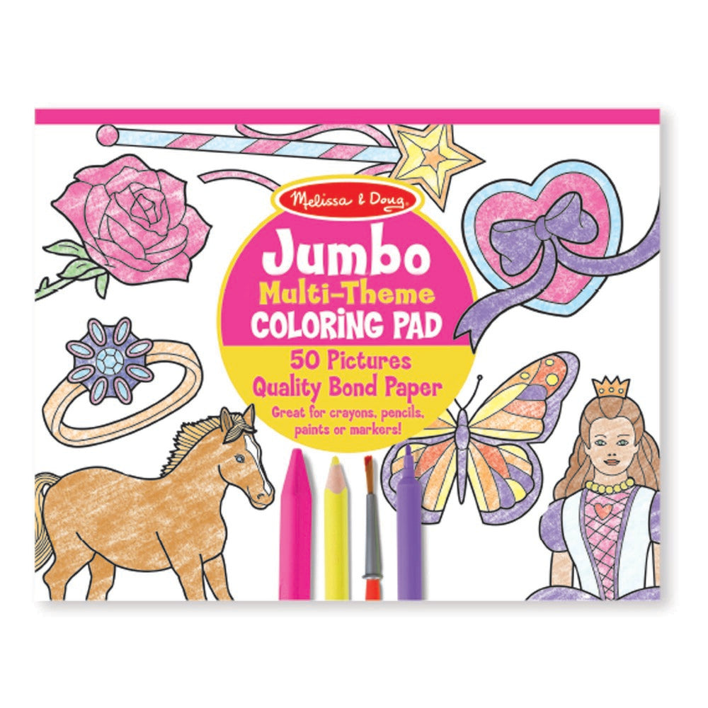 JUMBO COLORING PAD PINK