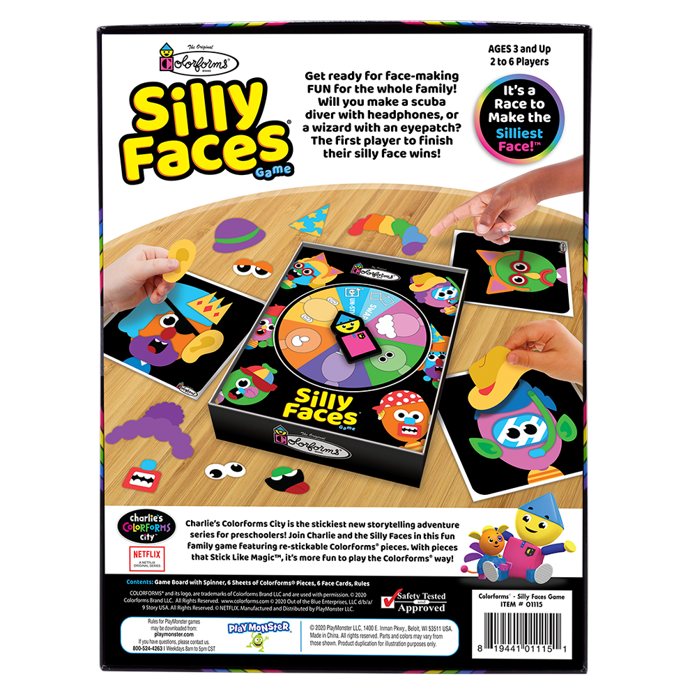 COLORFORMS SILLY FACES GAME