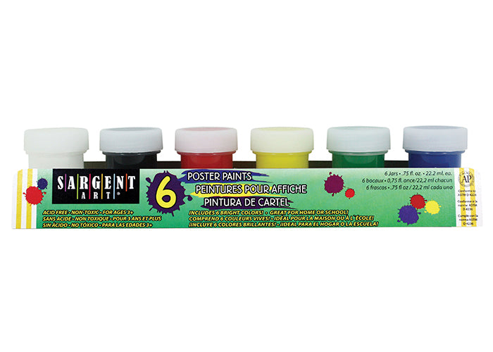 WASHABLE TEMPERA 6 COLORS