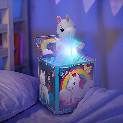 UNICORN POP N GLOW JACK IN THE BOX