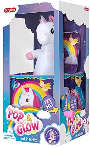 UNICORN POP N GLOW JACK IN THE BOX