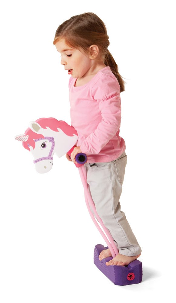 HOP & SQUEAK UNICORN POGO JUMPER