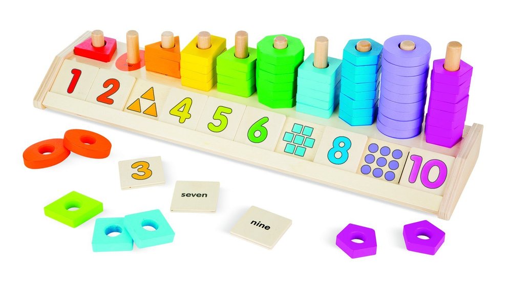 COUNTING SHAPE STACKER