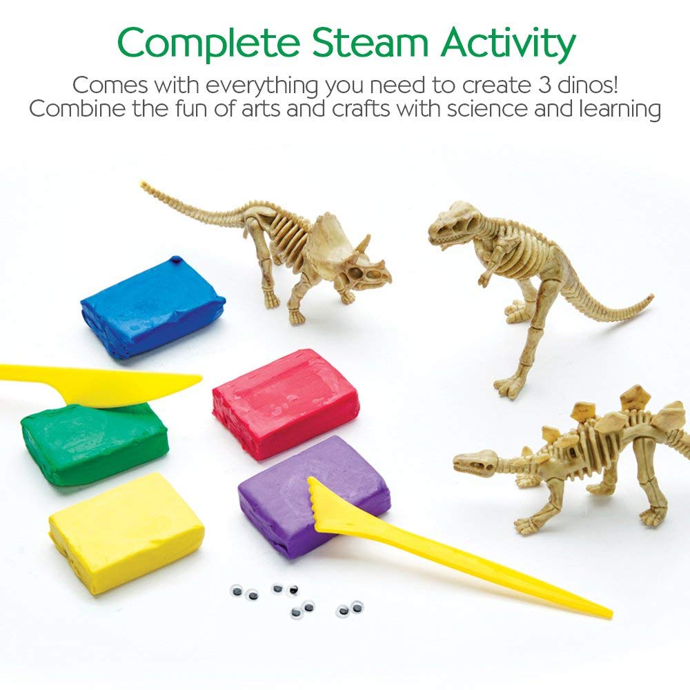 CREATE WITH CLAY DINOSAURS