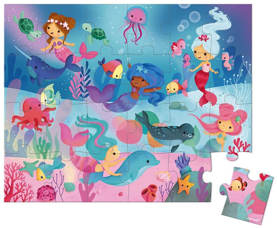 24 PC PUZZLE MERMAIDS