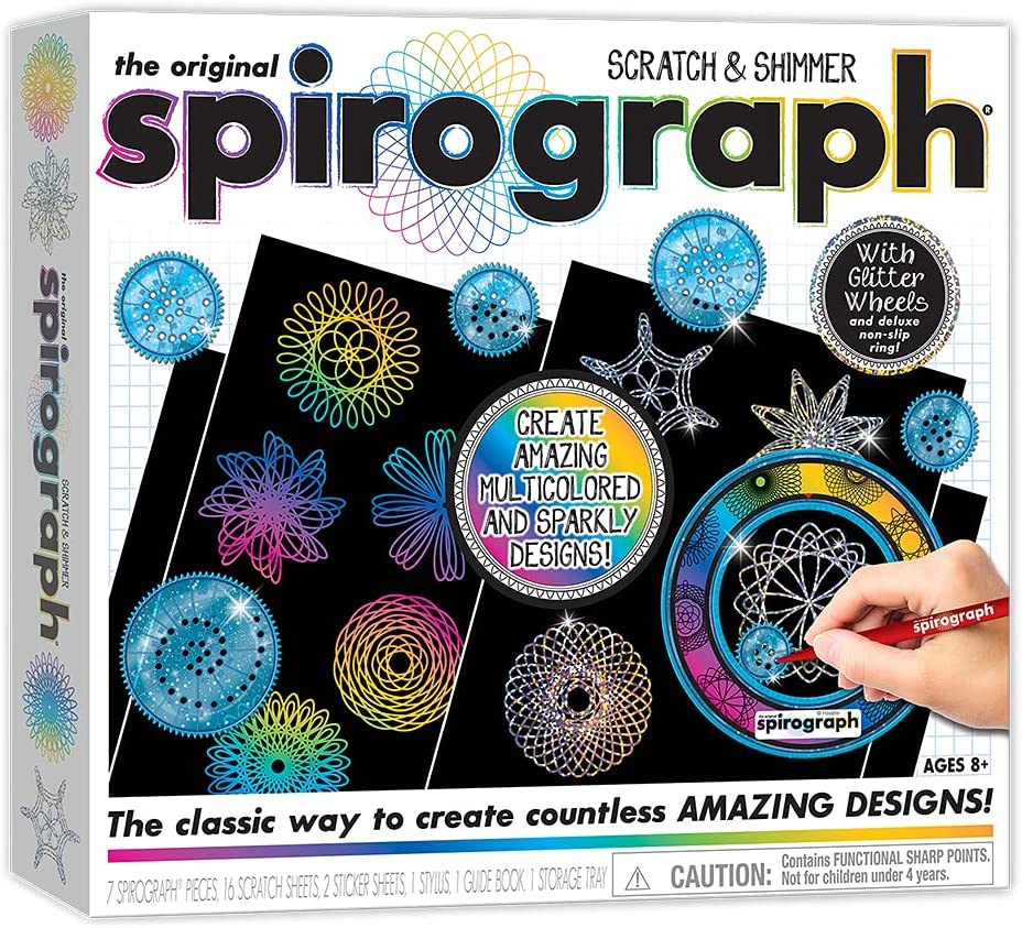 SPIROGRAPH SCRATCH AND SHIMMER