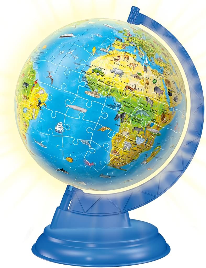 3D CHILDRENS WORLD GLOBE PUZZLE