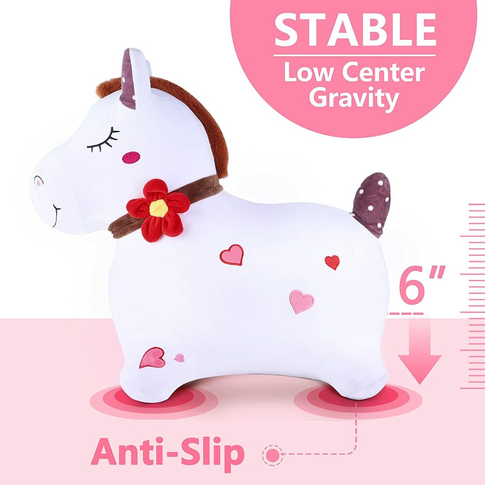 BOUNCY WHITE HORSE