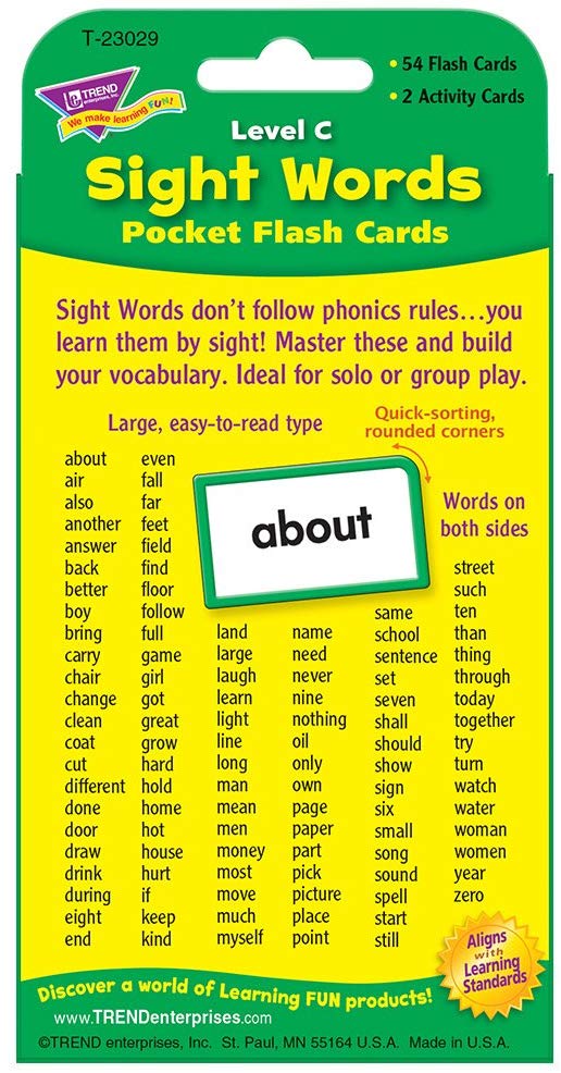 SIGHT WORDS C