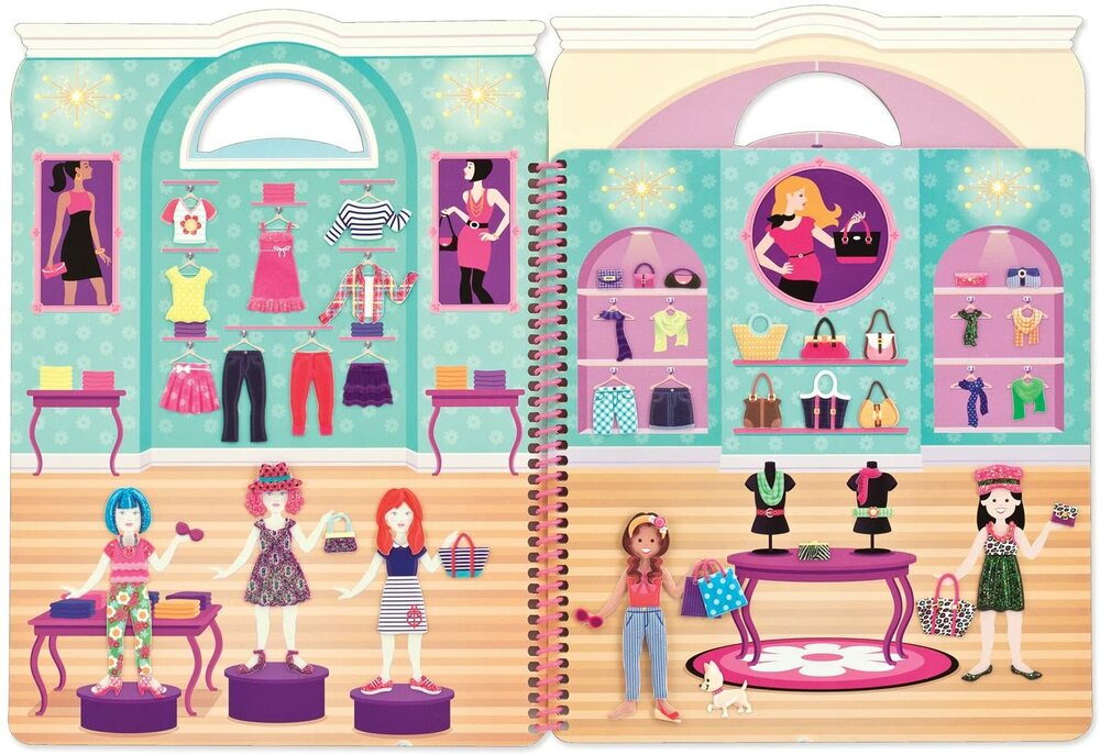 REUSABLE PUFFY STICKER - DAY OF GLAMOUR