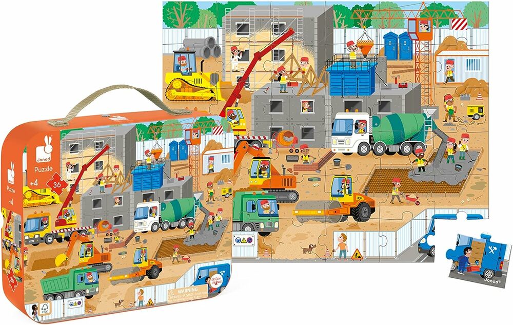 36 PC PUZZLE CONSTRUCTION SITE