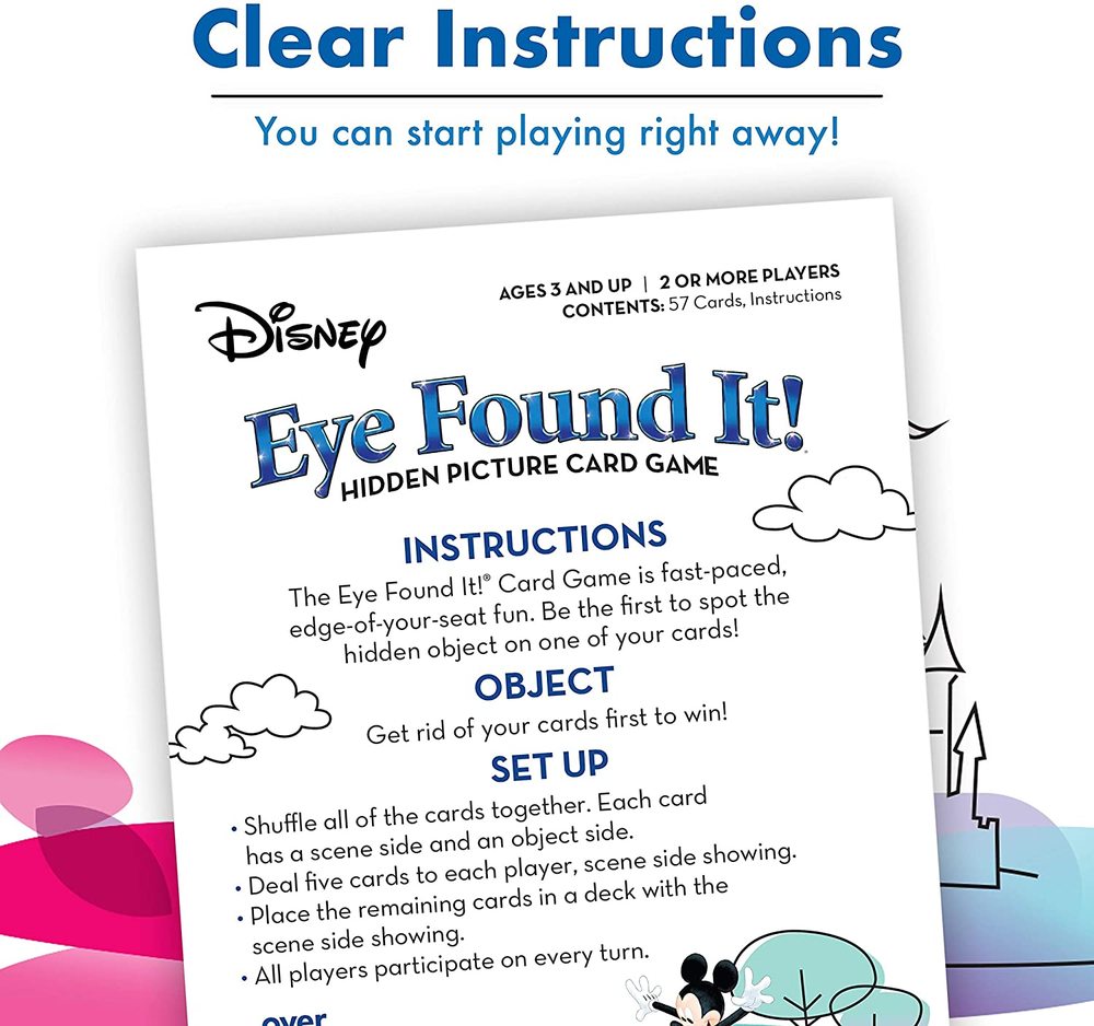 EYE FOUND IT! DISNEY CARD GAME