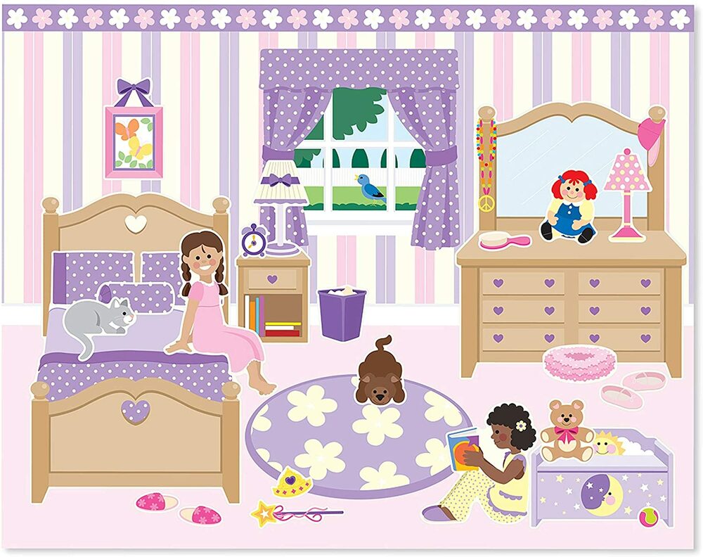 REUSABLE STICKER PAD - PLAY HOUSE