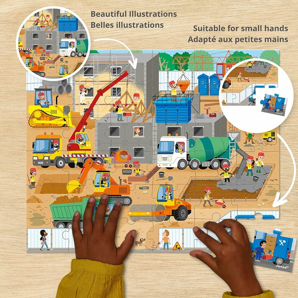 36 PC PUZZLE CONSTRUCTION SITE