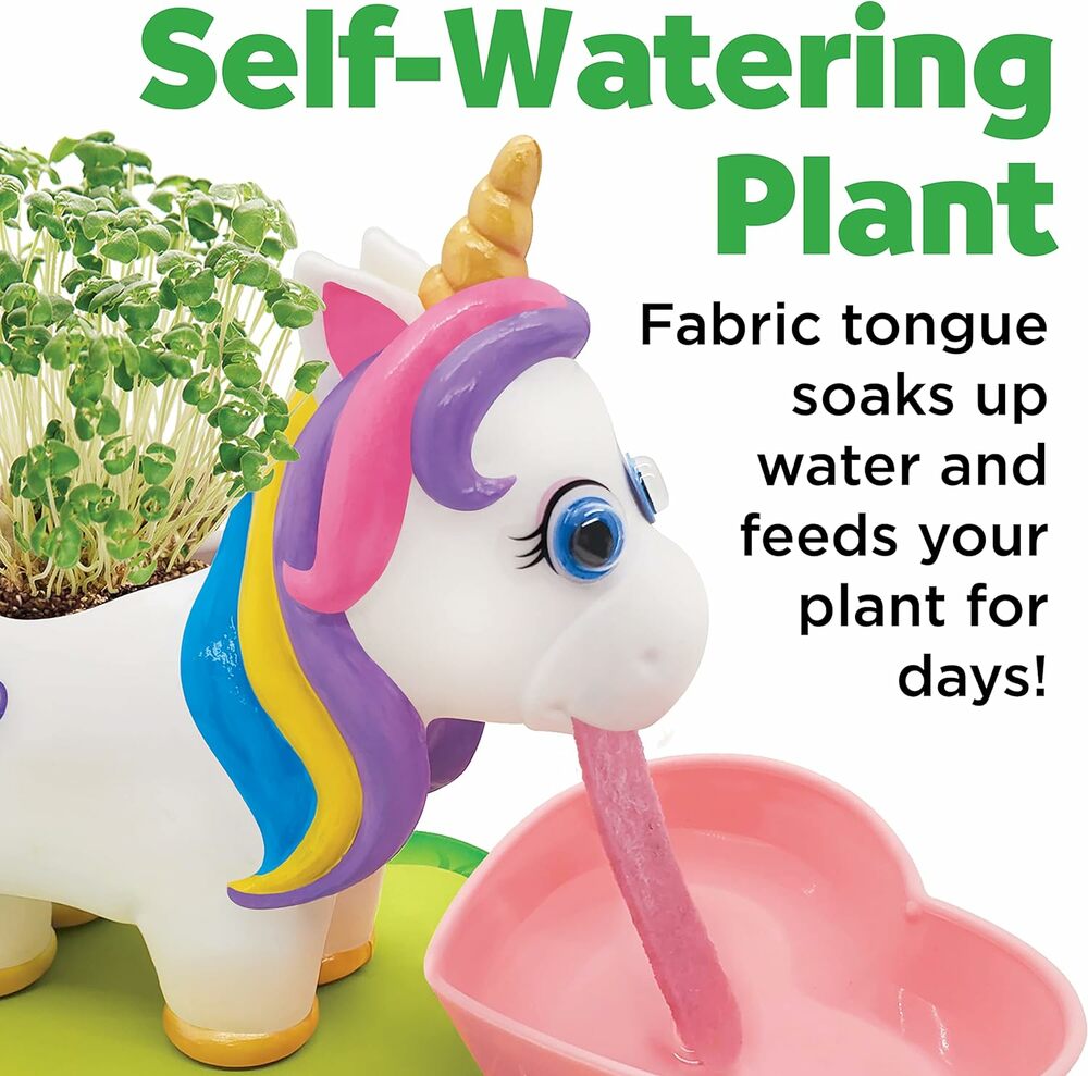 SELF WATERING PLANT PET UNICORN