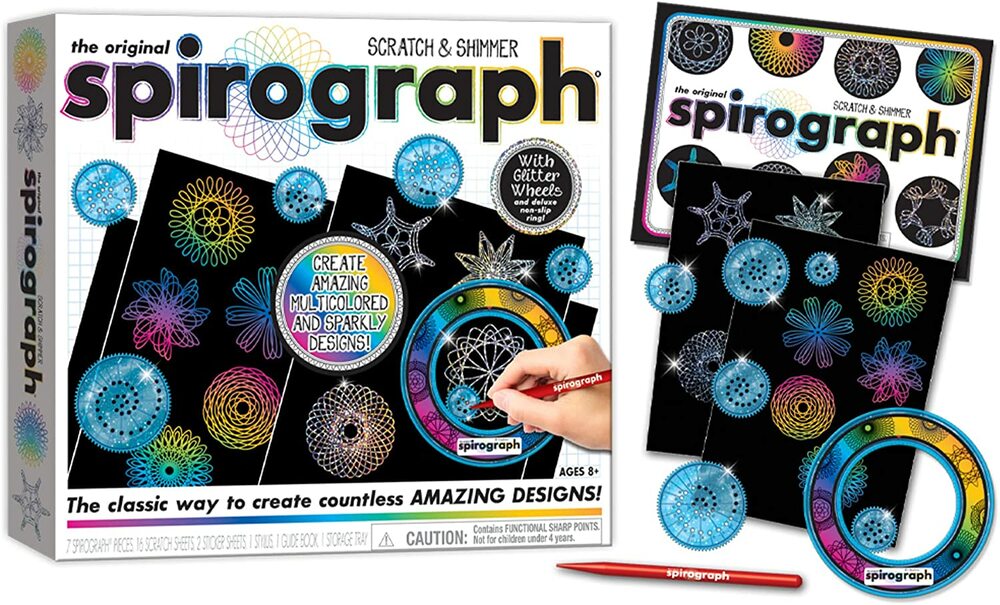 SPIROGRAPH SCRATCH AND SHIMMER