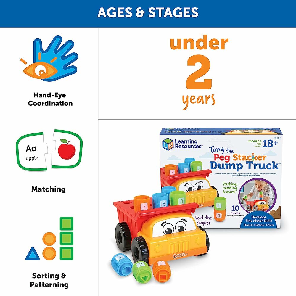 TONY THE PEG STACKER FINE MOTOR TRUCK