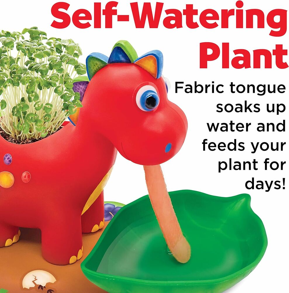 SELF WATERING PLANT PET DINOSAUR