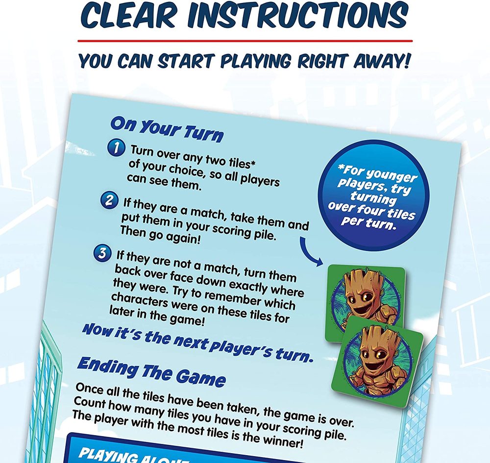 MATCHING GAME MARVEL