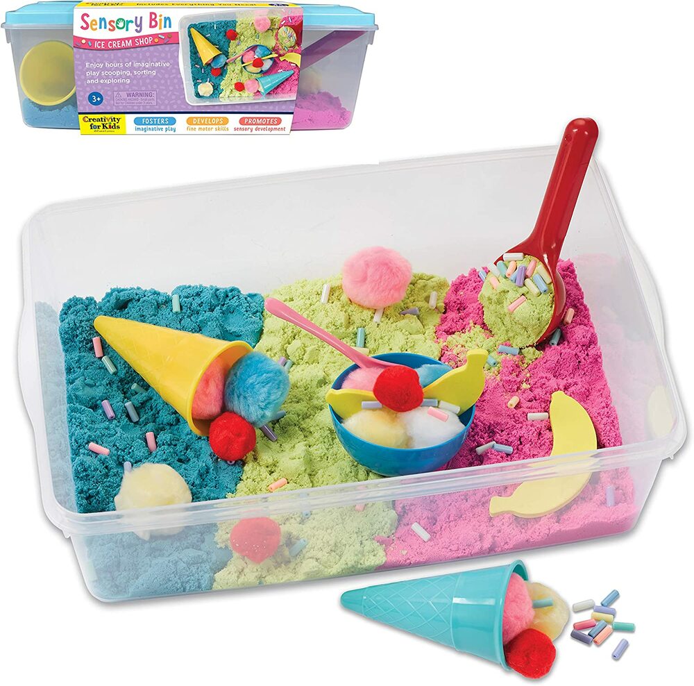 SENSORY BIN ICE CREAM SHOP