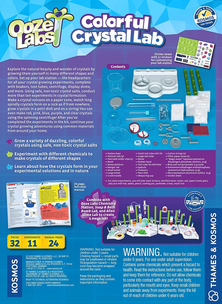 OOZE LABS: COLORFUL CRYSTAL LAB