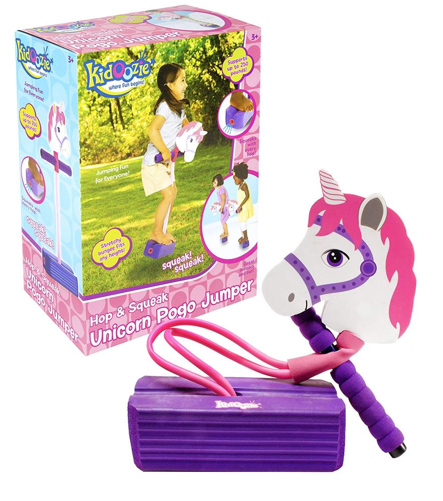 HOP & SQUEAK UNICORN POGO JUMPER