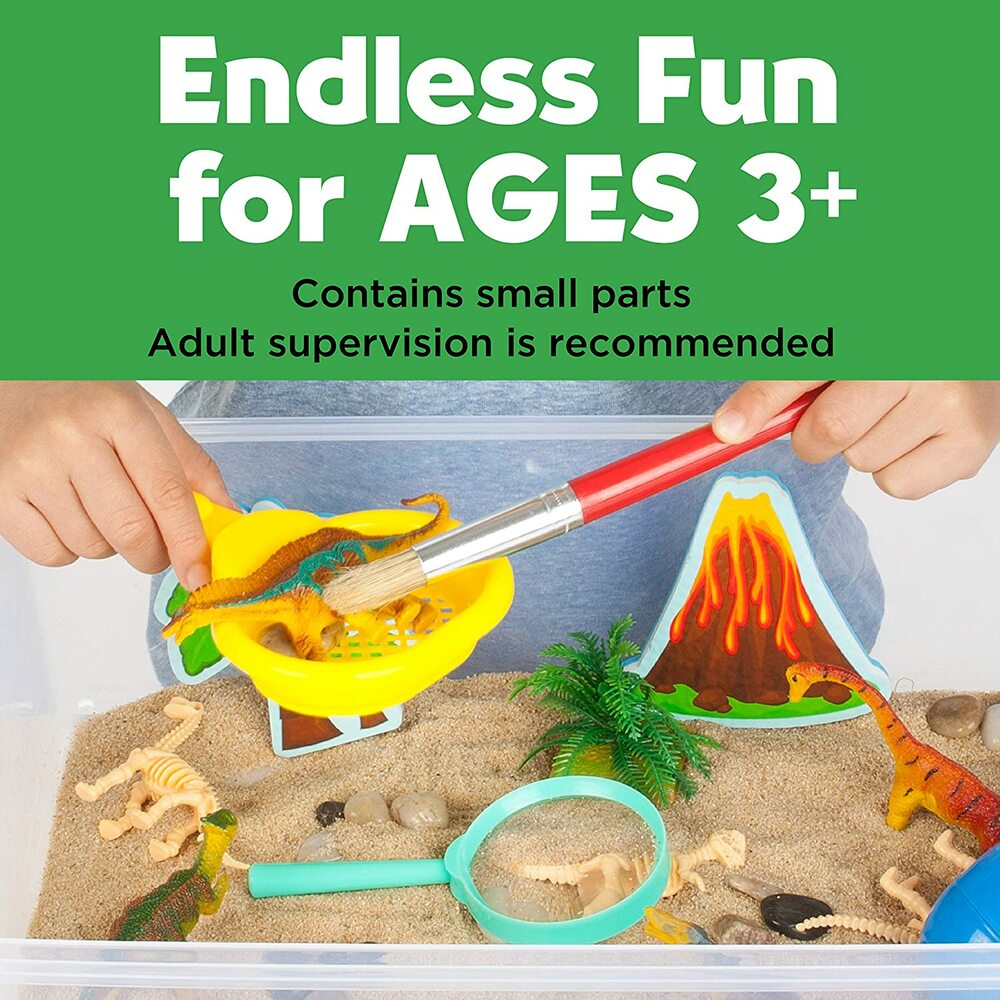 SENSORY BIN DINOSAURS DIG