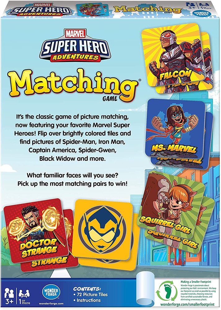 MATCHING GAME MARVEL