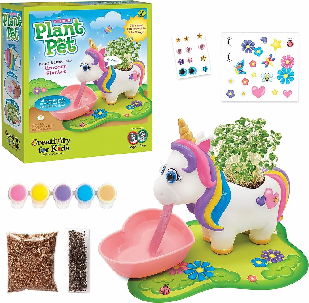 SELF WATERING PLANT PET UNICORN