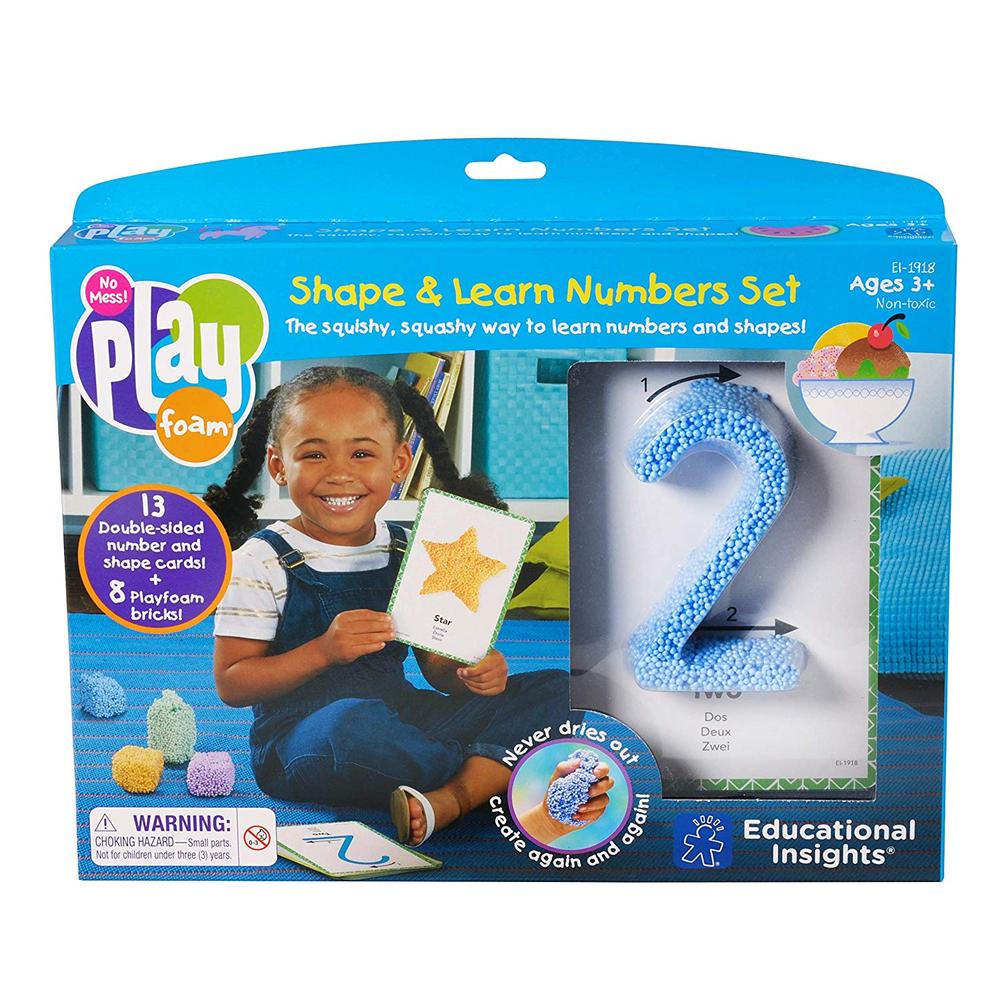 PLAYFOAM SHAPE &amp; LEARN NUMBERS SET