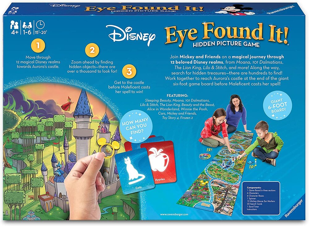 EYE FOUND IT! DISNEY BOARD GAME