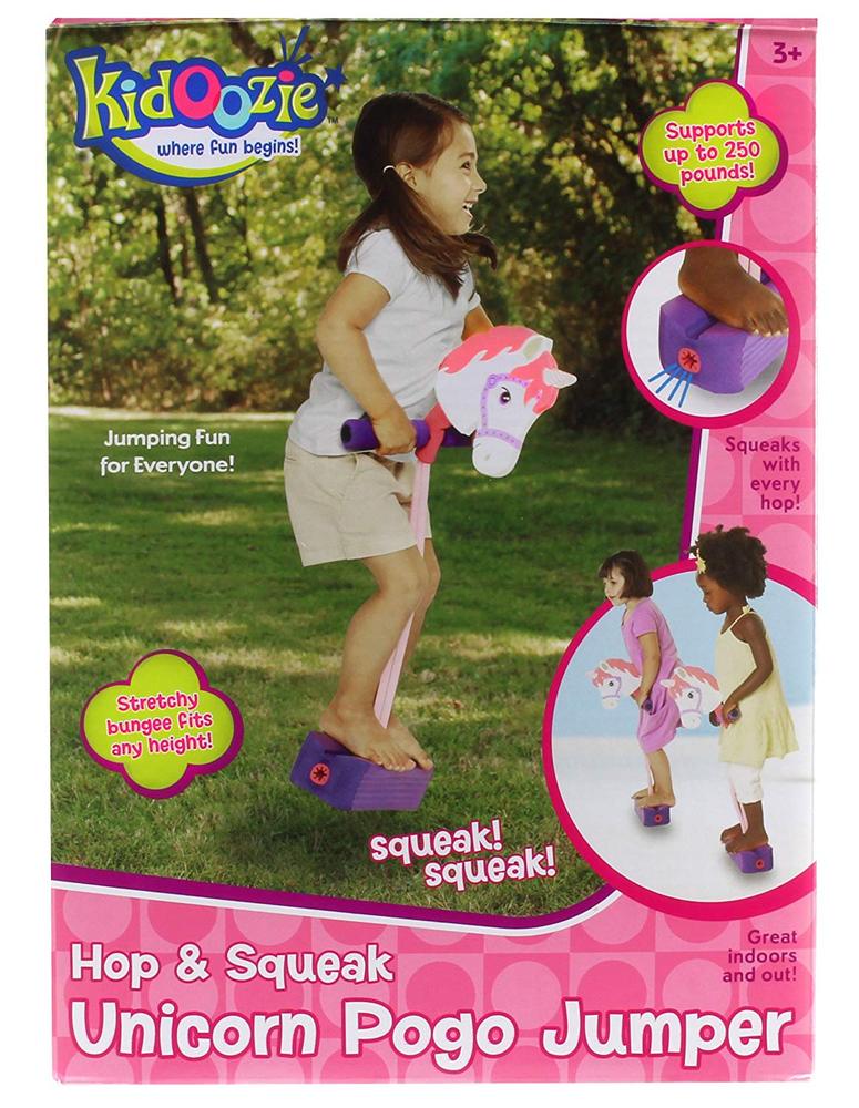 HOP & SQUEAK UNICORN POGO JUMPER