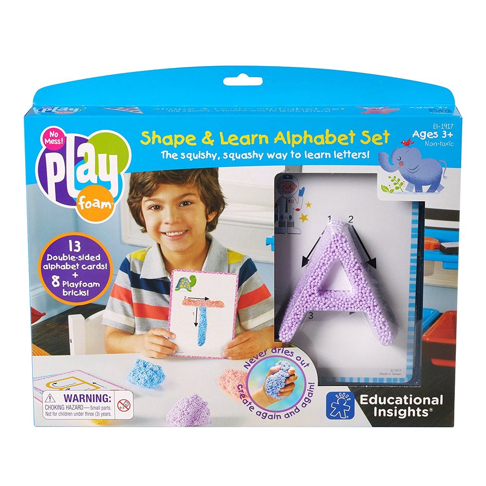 PLAYFOAM SHAPE & LEARN ALPHABET SET