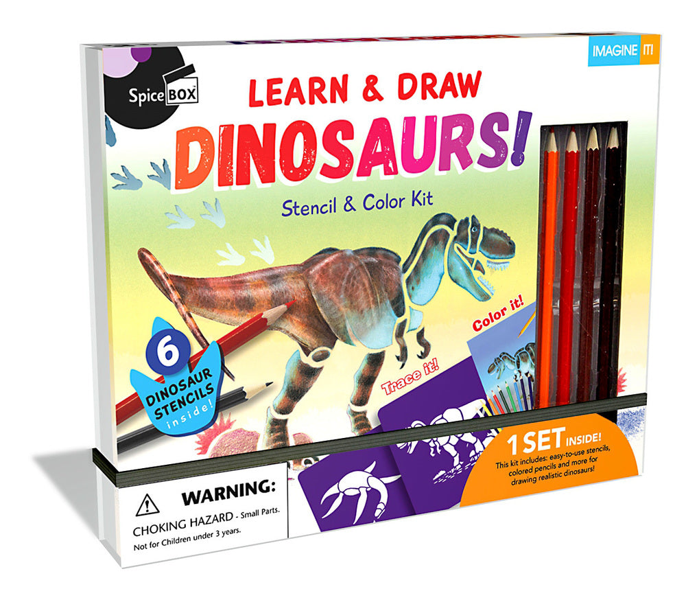 LEARN &amp; DRAW DINOSAURS