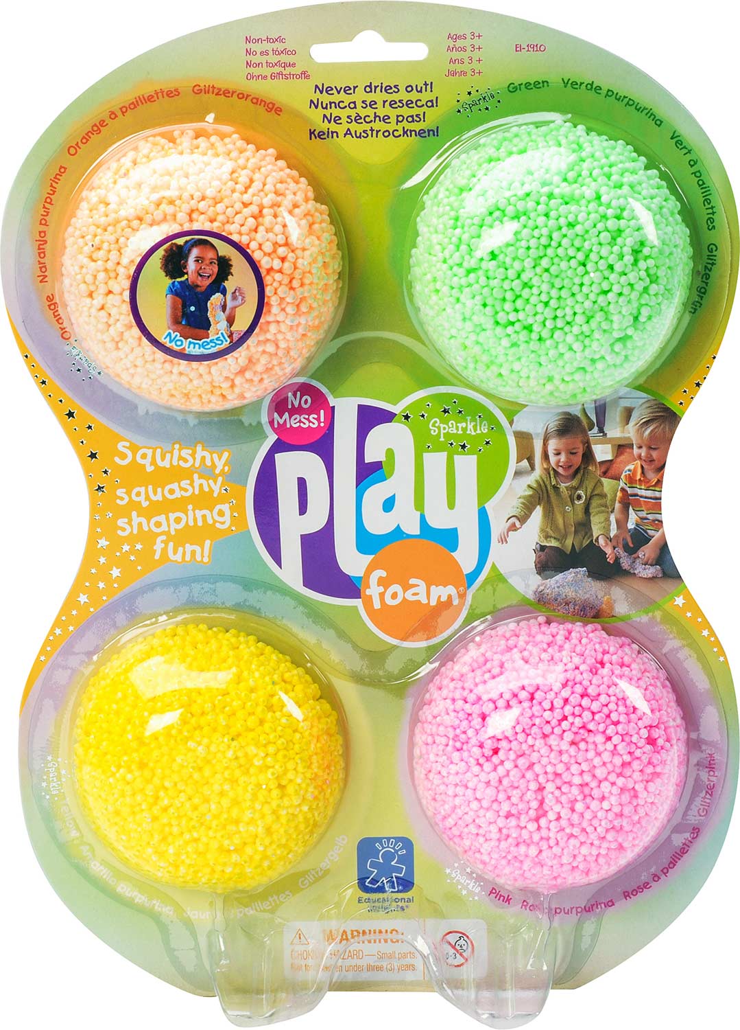 PLAYFOAM 4 PACK SPARKLE