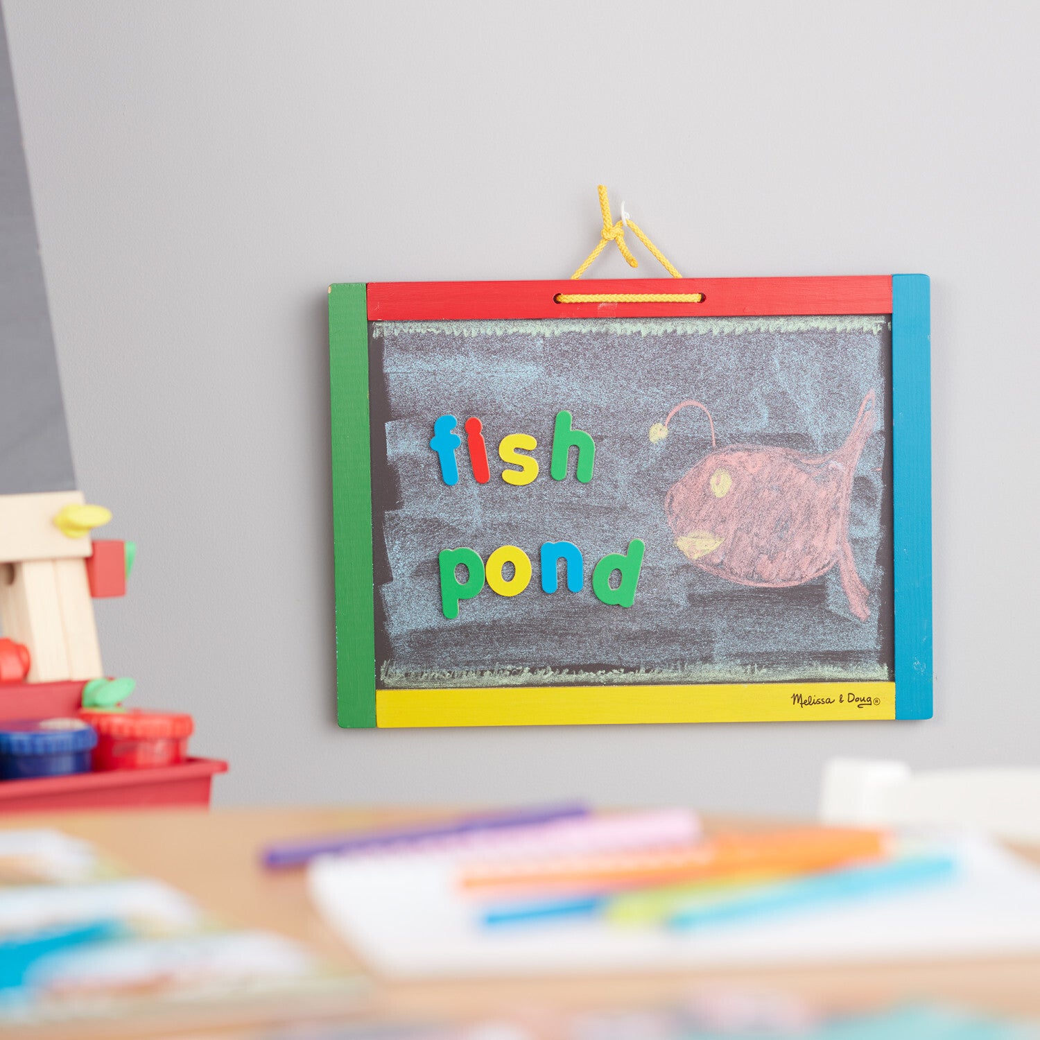 Magnetic Chalkboard/ Dry-erase Board