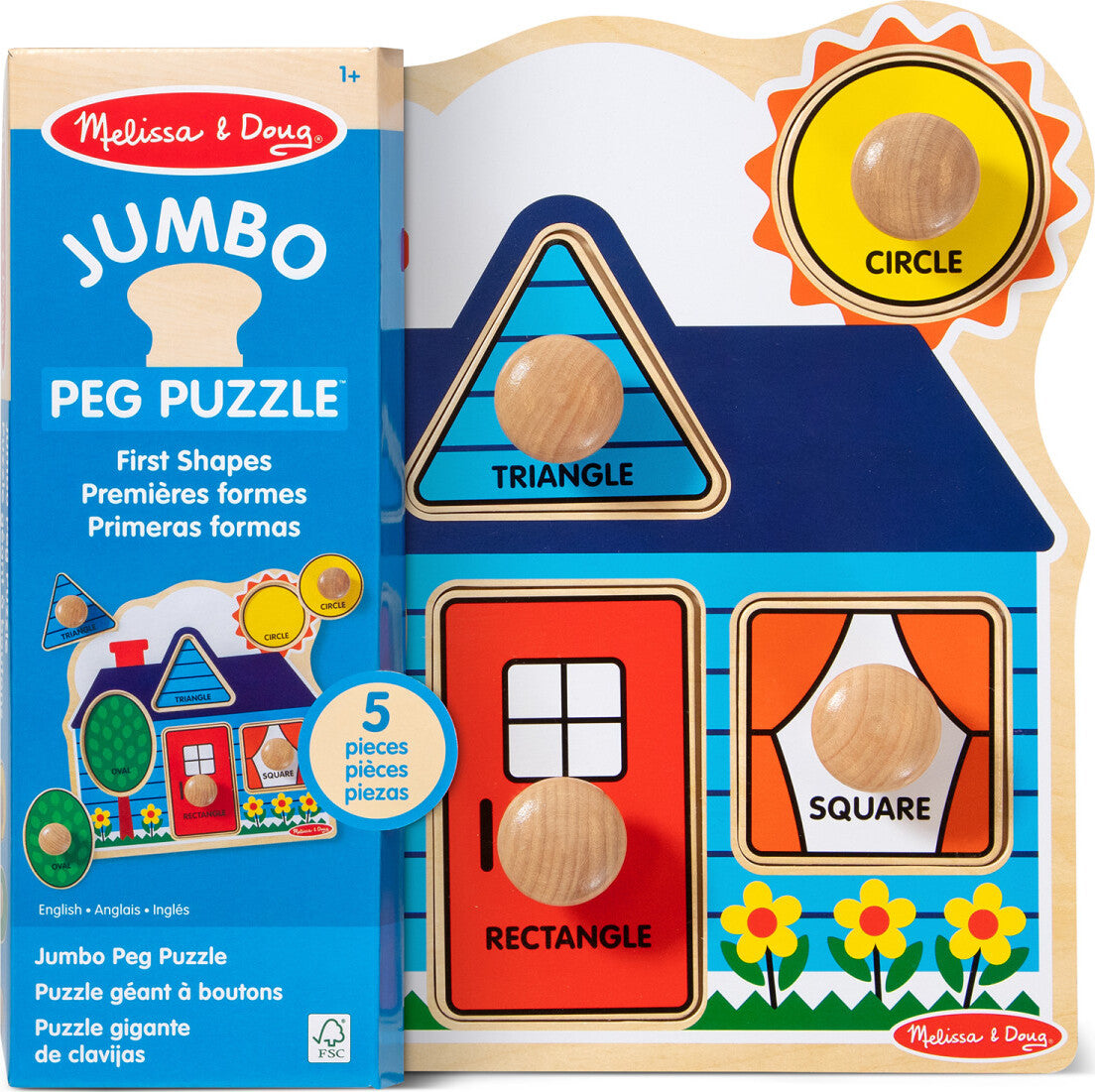 JUMBO KNOB FIRST SHAPES PUZZLE