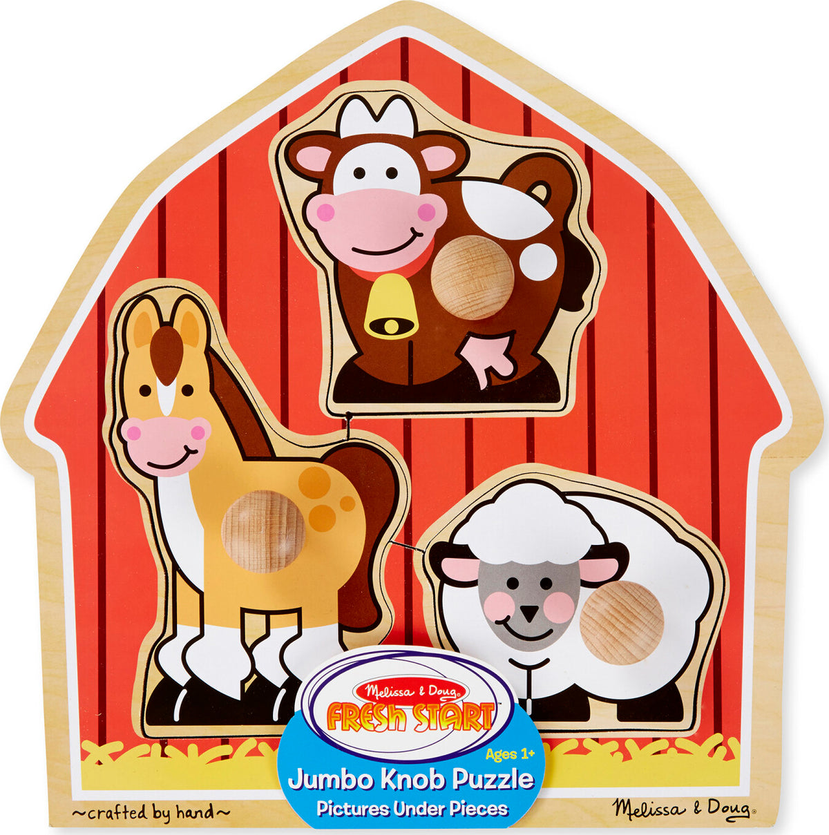 JUMBO KNOB BARNYARD ANIMALS