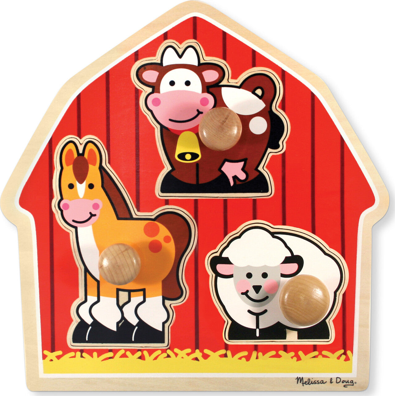 JUMBO KNOB BARNYARD ANIMALS