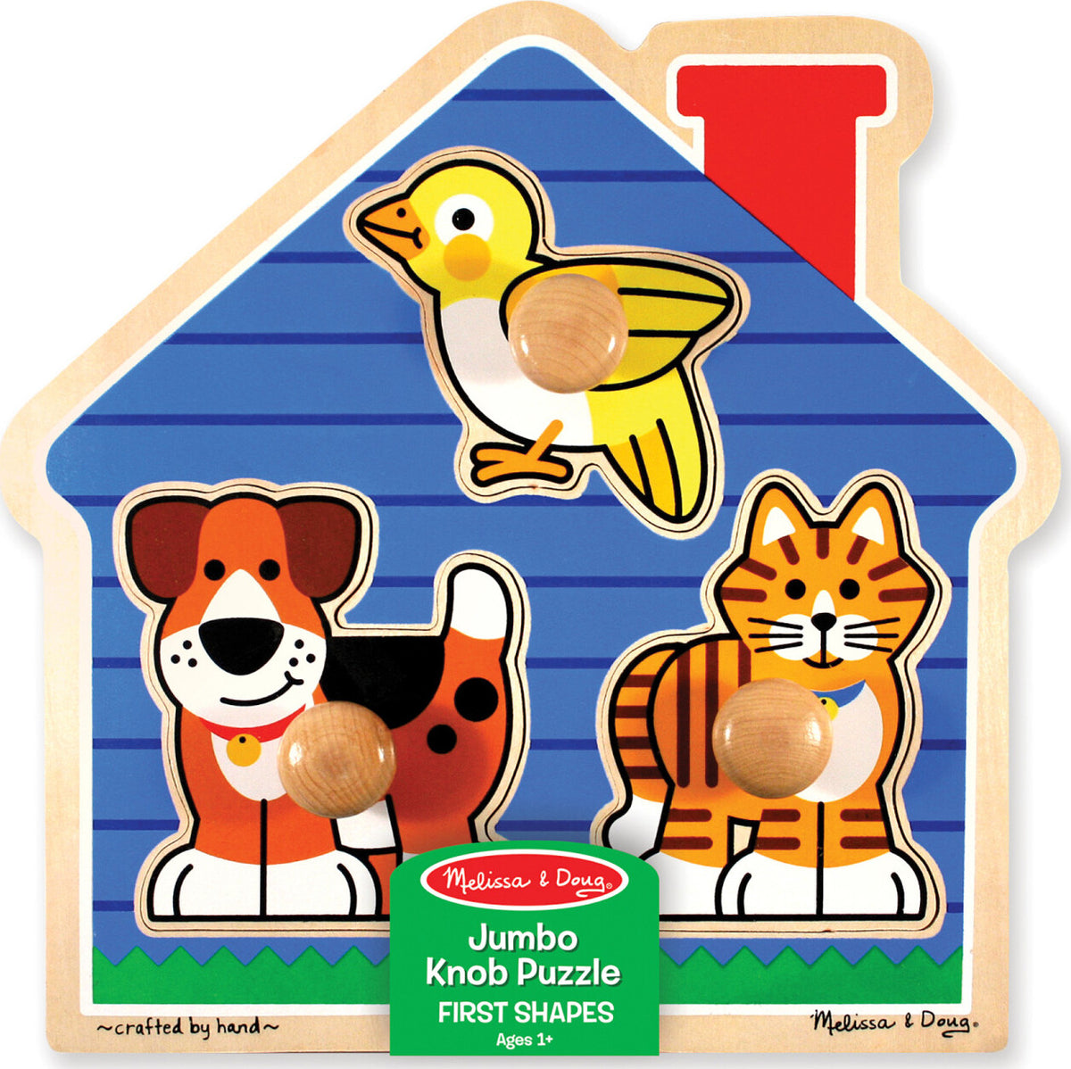 JUMBO KNOB HOUSE PETS PUZZLE