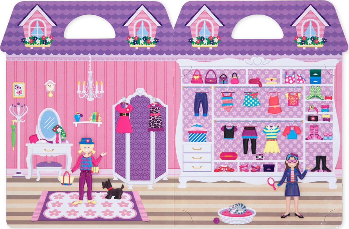 REUSABLE PUFFY STICKER - DRESS UP