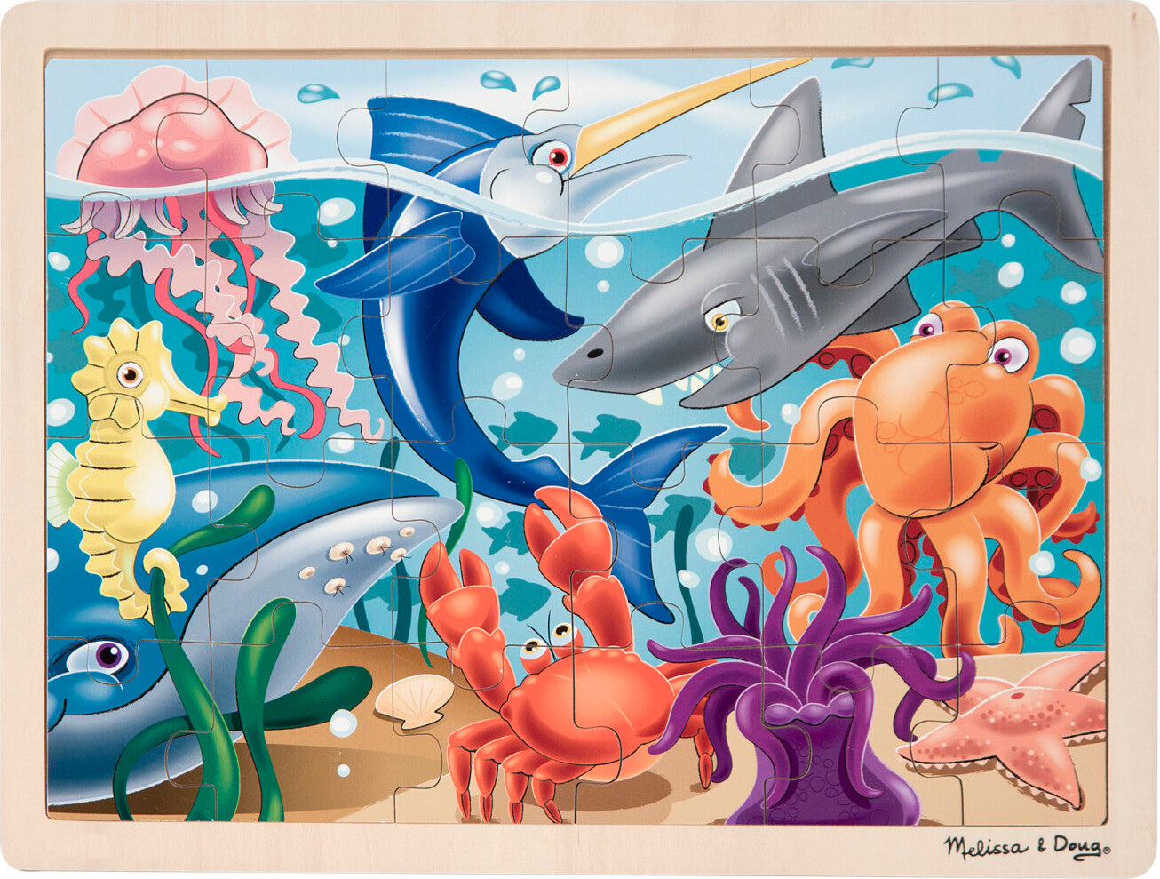 24 PC UNDER THE SEA PUZZLE