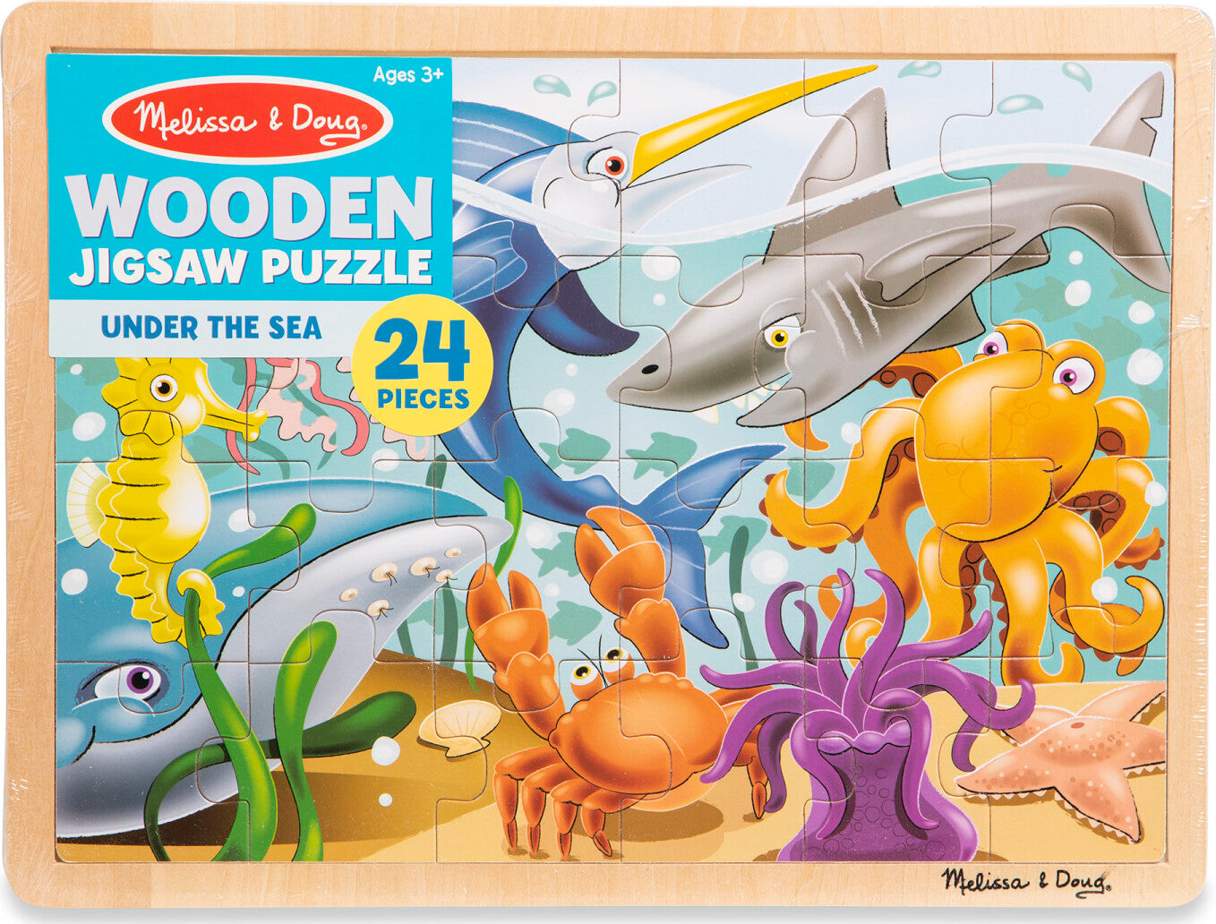 24 PC UNDER THE SEA PUZZLE