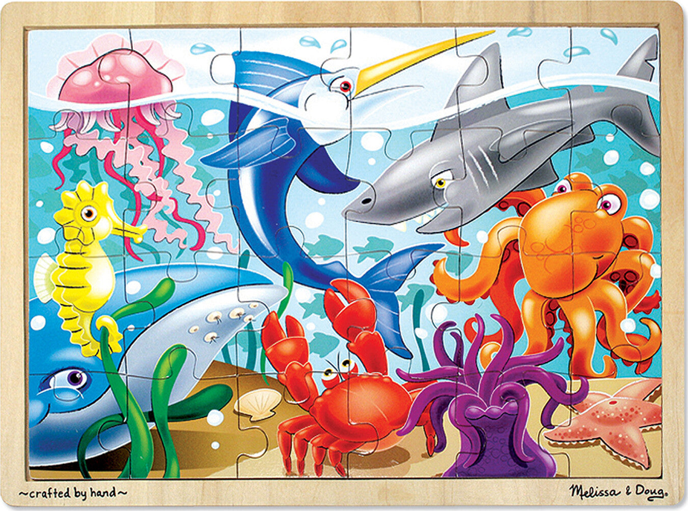 24 PC UNDER THE SEA PUZZLE