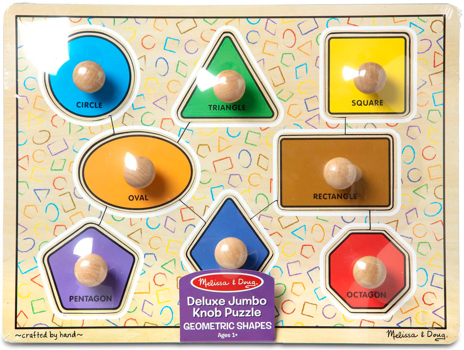 JUMBO KNOB LARGE SHAPES PUZZLE