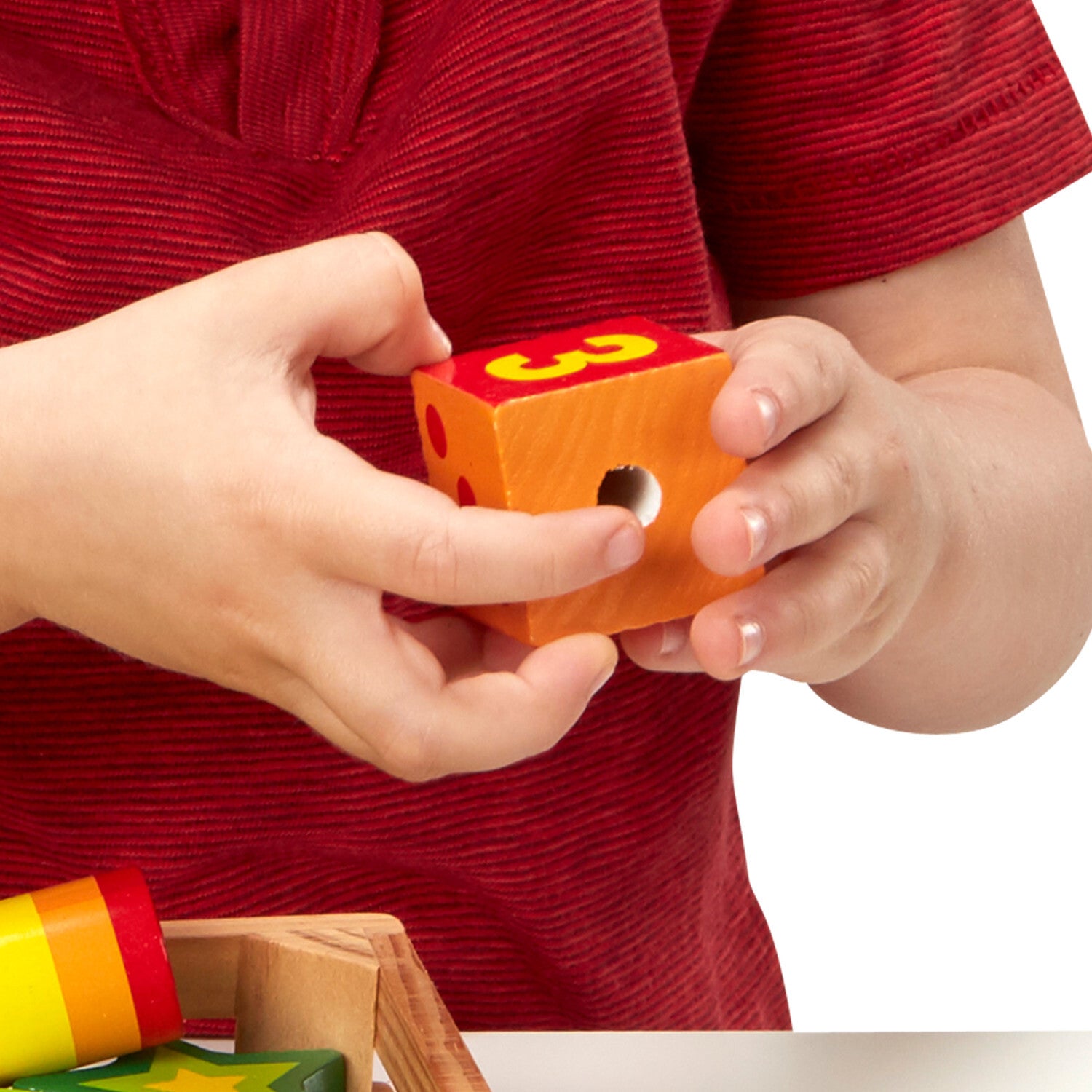 LACING BEADS IN A BOX